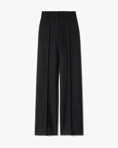Nili Lotan Rivers Wool Pant In Black
