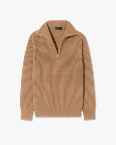 Nili Lotan Heston Cashmere Sweater In Brown