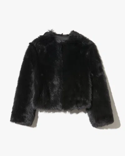 Nili Lotan Elan Shearling Jacket In Black