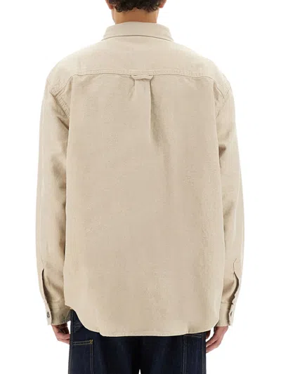 Carhartt Veste Garrison Tonic Stone Dyed In Animal Print