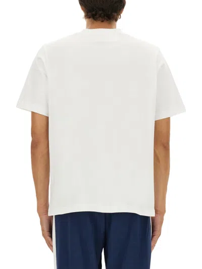 Casablanca Print T-shirt In White