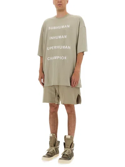 Champion X Rick Owens T Shirt Tommy In Neutral