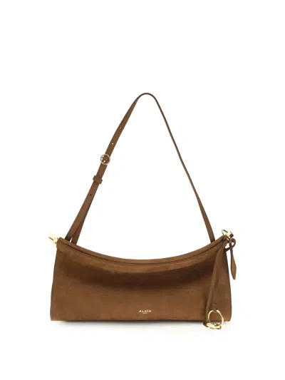 Alaïa Women East West Shoulder Bag In Brown