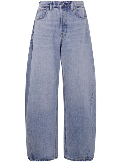 Alexander Wang Women Blowup Mid Rise Jean In Blue