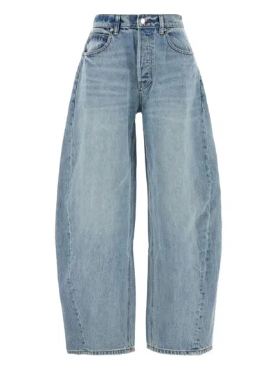 Alexander Wang Women Blowup Mid Rise Jean In Blue