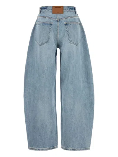 Alexander Wang Women Blowup Mid Rise Jean In Blue