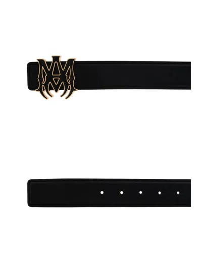 Amiri Core Logo Adjustable Belt In Black