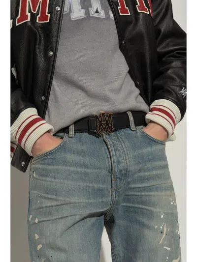 Amiri Core Logo Adjustable Belt In Black