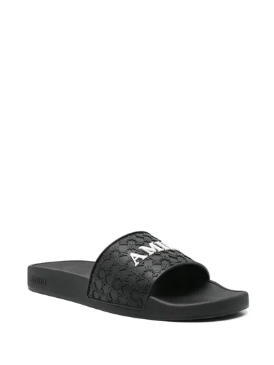 Amiri Ma Quad Pool Slides In Black