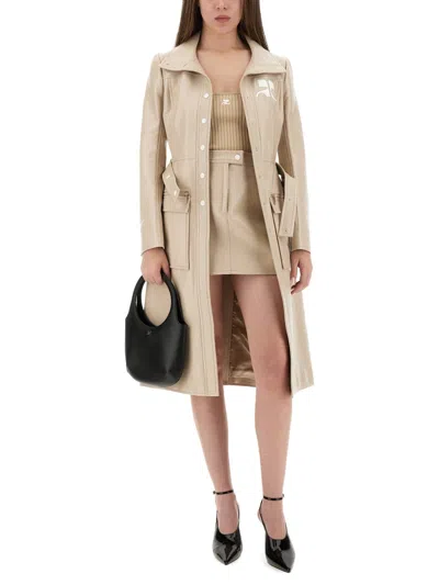 Courrèges Courreges "reedition" Knit Tank Top In Neutral