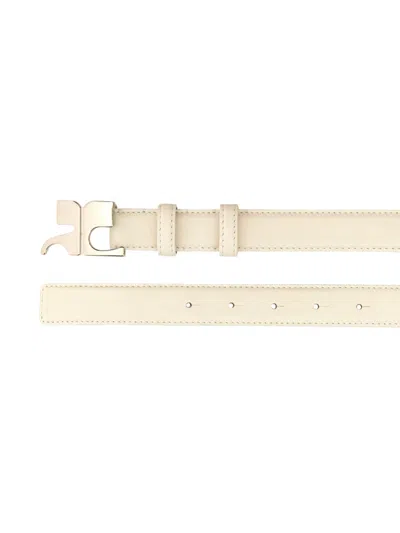 Courrèges Courreges Women Leather "ac" Belt In Neutral