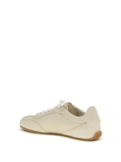 Axel Arigato Daze Runner Beige Sneaker With Logo On The Tongue And Grooved Sole In Suede Man In Multi