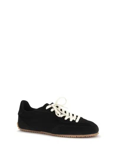 Axel Arigato Daze Runner Black Sneaker With Logo On The Tongue And Grooved Sole In Suede Man In Multi