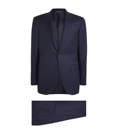 Canali Wool 2-piece Suit In Blue