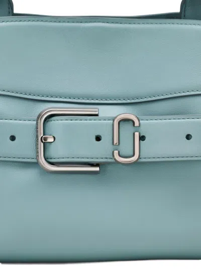 Marc Jacobs Small Leather Satchel Handbag Detachable Strap In Blue
