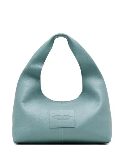 Marc Jacobs Leather Shoulder Bag Top Handle Design In Blue