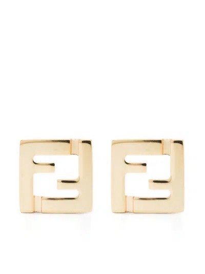 Fendi Forever  Earrings In Gold