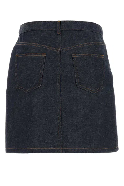 Apc A.p.c. Skirts In Blue