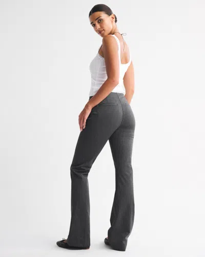 Abercrombie & Fitch Curve Love A&f Forme Bootcut Pant In Gray
