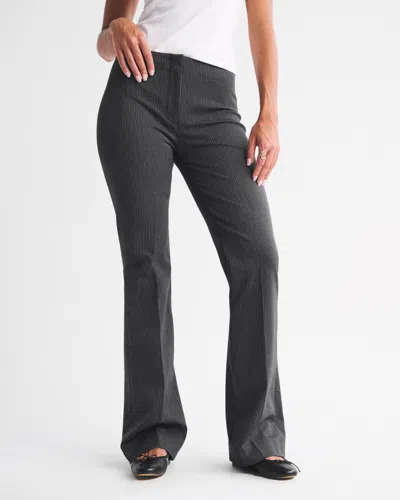 Abercrombie & Fitch Curve Love A&f Forme Bootcut Pant In Gray