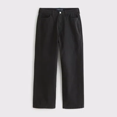 Abercrombie & Fitch Baggy 5-pocket Pant In Black