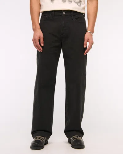 Abercrombie & Fitch Baggy 5-pocket Pant In Black