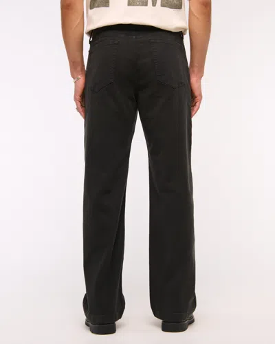 Abercrombie & Fitch Baggy 5-pocket Pant In Black