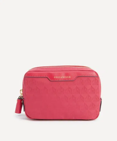 Anya Hindmarch Women's Magenta Organiser Duo Pouch In Pink