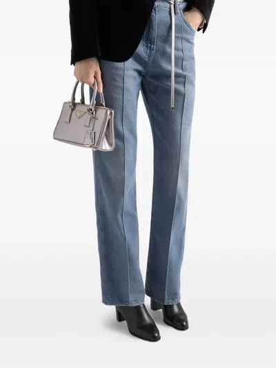 Prada Side Zip Heel Booties In Multi