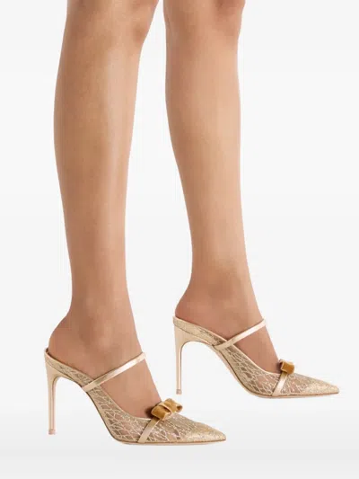 Malone Souliers 90mm Aurora Heeled Mules In Multi