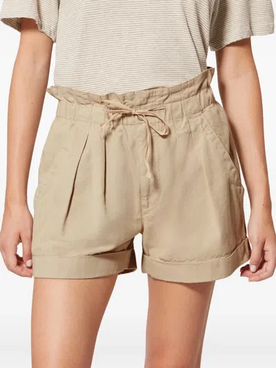 Isabel Marant Étoile Nirma Drawstring Shorts In Neutral