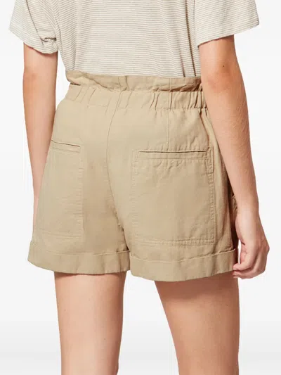 Isabel Marant Étoile Nirma Drawstring Shorts In Neutral