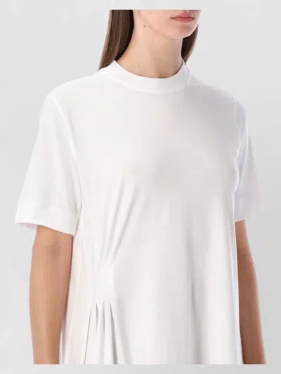 Loulou Studio Lou Lou Igari Asymmetric T-shirt Dress In White