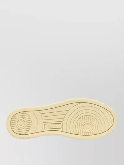 Autry Medalist Low Leather Sneakers Suede Detail In Multi