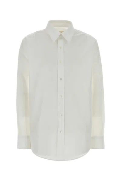 A.p.c. White Regular Solid Shirt In White