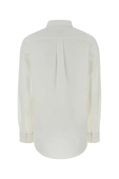 A.p.c. White Regular Solid Shirt In White