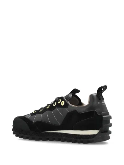 Allsaints Nevis Cleated Sneaker In Black