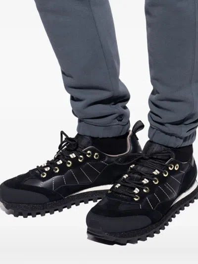 Allsaints Nevis Cleated Sneaker In Black