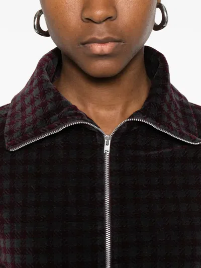 Our Legacy Black Shrunken Fullzip Track Jacket In Black