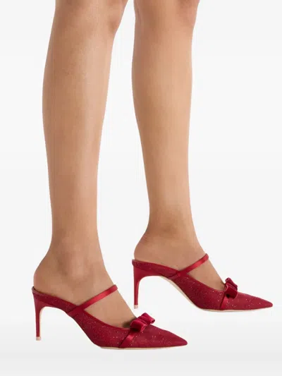 Malone Souliers 70mm Aurora Heeled Mules In Multi