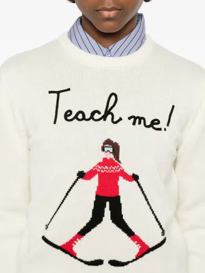 Mc2 Saint Barth New Queen Teach Me Sweater In Neutral