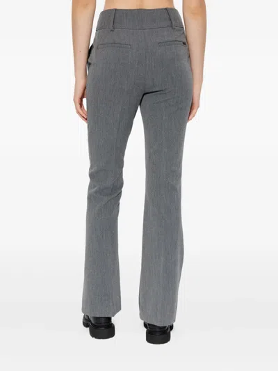 Allsaints Buttoned Trousers In Gray