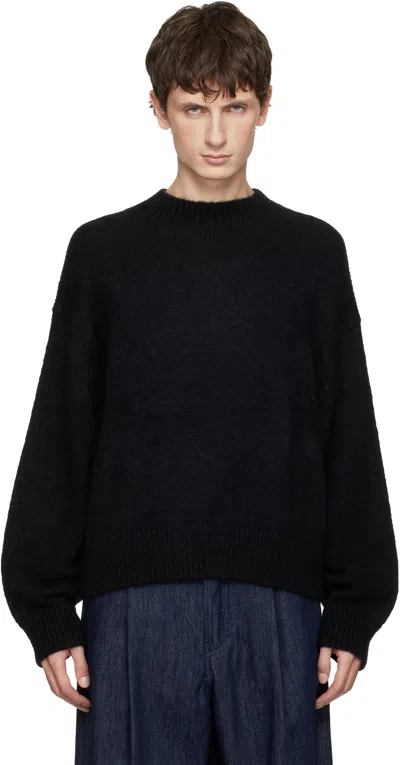 Studio Nicholson Wynn Sn-1499 Knitwear In Black Wool