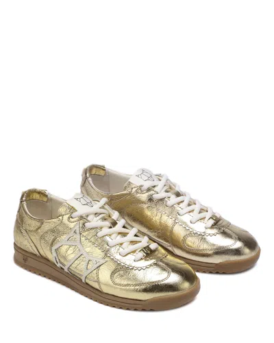 Naked Wolfe Exposuree Crinkle Leather Gold