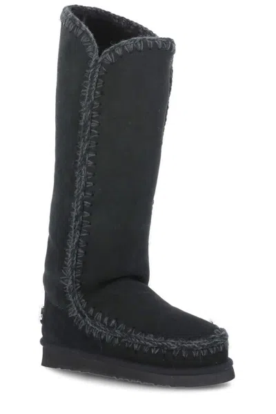 Mou Eskimo 40 Rhinestone Logo Boots In Multi