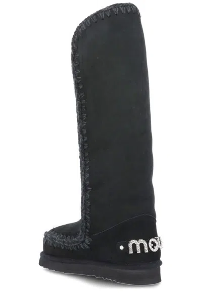 Mou Eskimo 40 Rhinestone Logo Boots In Multi