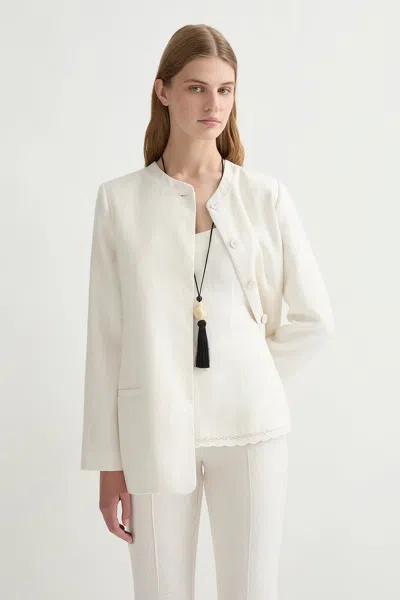 The Posse Effi Jacket In White