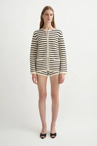 The Posse Henry Cardigan In Multi