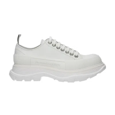 Pre-owned Alexander Mcqueen Wmns Tread Slick Low 'white' | Women's Size 40