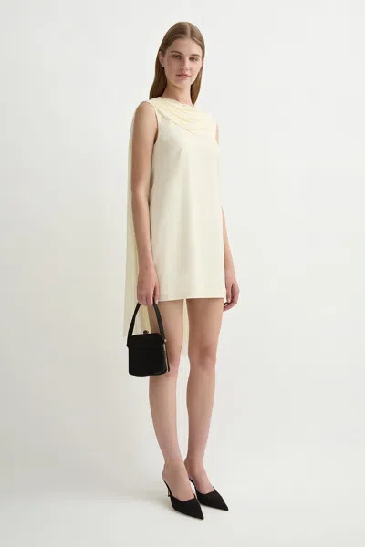 The Posse Solene Mini Dress In Yellow